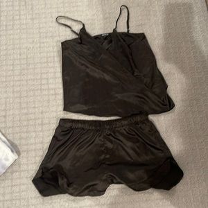 Express silk pajama set